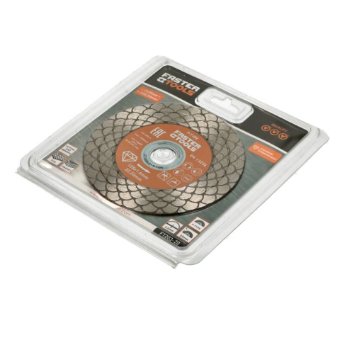 Disc diamantat fagure pentru taiere ceramica dura, gresie portelanata, piatra naturala 125x1.6mm Faster Tools P-Type [1]