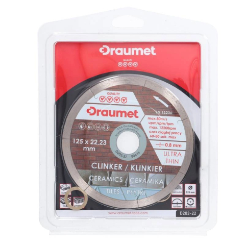 Disc diamantat Ultra-Subtire pentru ceramica portelanata 125x0.8mm [4]