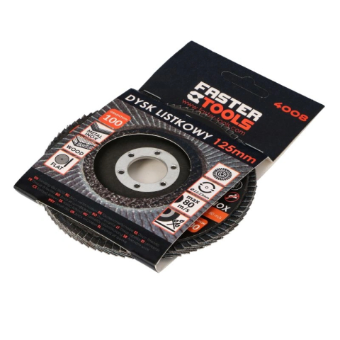 Disc lamelar INOX 125mm P100 Faster Tools [1]