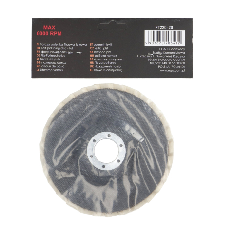Disc pasla lamelar pentru lustruit 120x10x22.23mm Faster Tools [5]