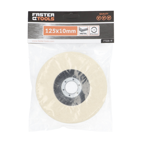 Disc pasla pentru lustruit 120x10x22.23mm Faster Tools [5]