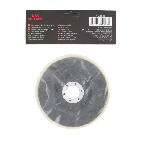 Disc pasla pentru lustruit 120x10x22.23mm Faster Tools [6]