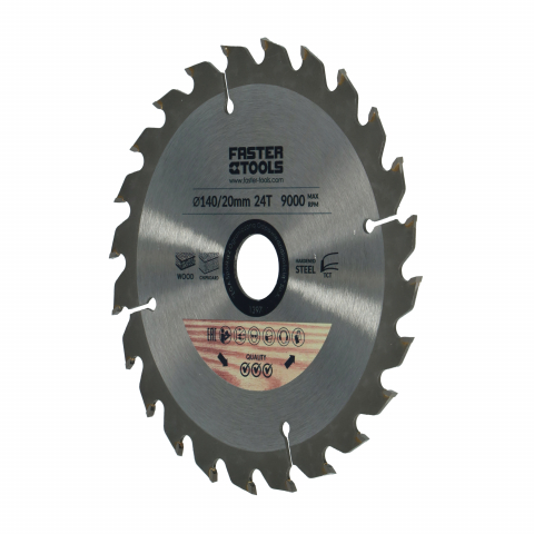 Disc 160x20mm gaura pentru ferastrau circular diametru 24 dinti Faster Tools