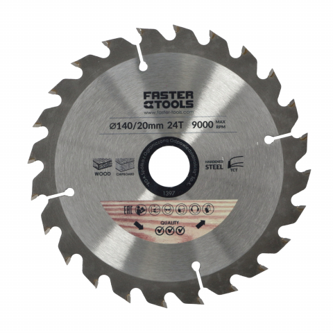 Disc  180x30mm gaura pentru ferastrau circular diametru 20 dinti Faster Tools