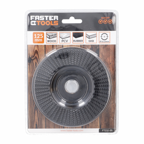 Disc raspel drept 125mm Faster Tools [4]