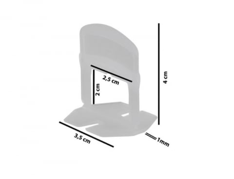 Distantieri pentru nivelare placi ceramice KARO 100buc/set – 2mm [4]