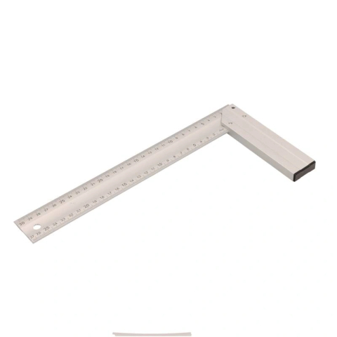 Unelte pentru masura si precizie - Echer din aluminiu 300mm Faster Tools