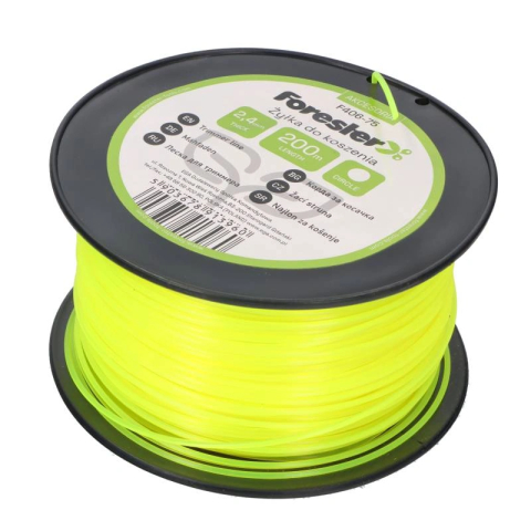 Fire trimmer si accesorii - Fir pentru trimmer – motocoasa 2.4mm - 200m rotund Forester