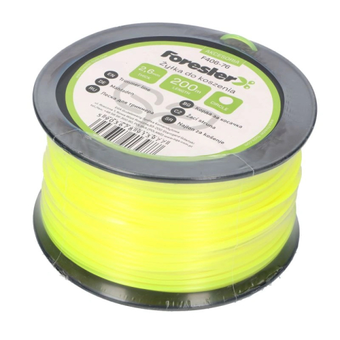 Fir pentru trimmer – motocoasa 2.6mm - 200m rotund Forester [1]