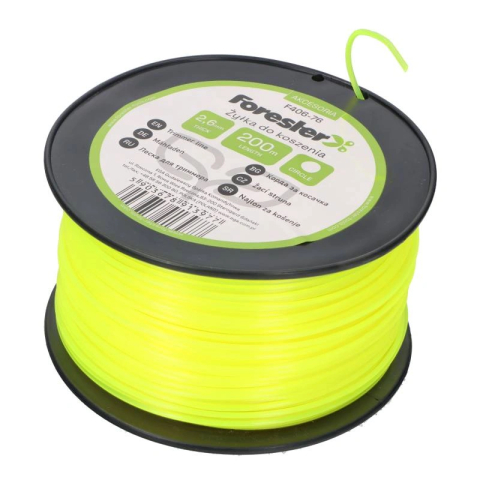 Fire trimmer si accesorii - Fir pentru trimmer – motocoasa 2.6mm - 200m rotund Forester