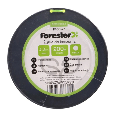 Fir pentru trimmer – motocoasa 3.0mm - 200m rotund Forester [4]