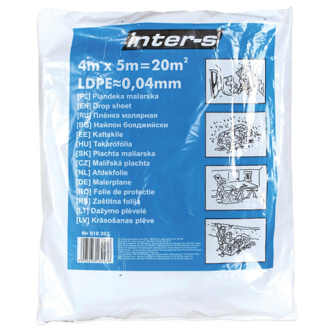 Folie pentru protectie mobila - Folie de protectie neagra 5x4m grosime 40 microni Inter-S
