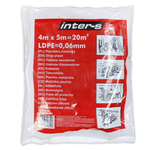 Folie pentru protectie mobila - Folie de protectie neagra 5x4m grosime 60 microni Inter-S