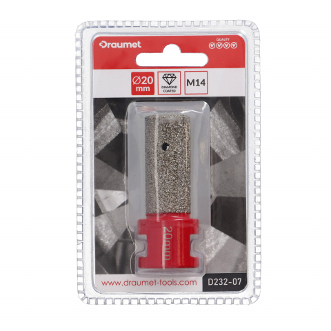 Freza diamantata M14-20mm pentru slefuire ceramica si piatra naturala Draumet [5]