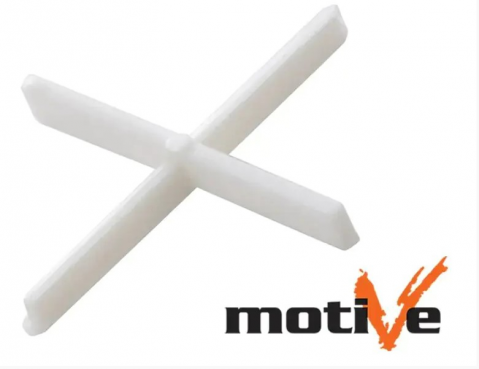 Distantieri nivelare si fixare - Distantieri cruce albi pentru gresie faianta 4m 100buc/set Motive