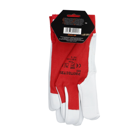 Manusi din piele de capra fina si bumbac cu scai M10 Protect2U [5]