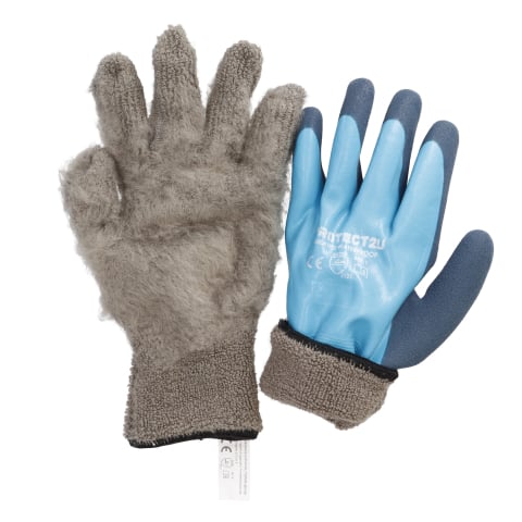 Echipamente pentru protectie - Manusi impermeabile imblanite dublu-latex M9 PROTECT2U