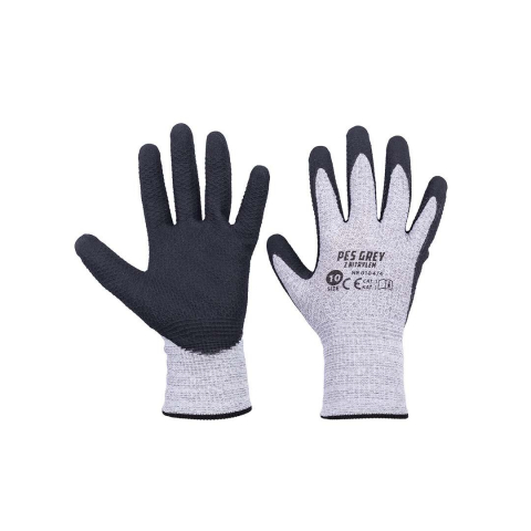 Manusi pentru protectie - Manusi PROFI  - PES GREY marimea 10 Inter-S