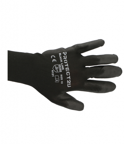 Manusi subtiri din nitril BLACK LINE marimea 9 Protect2U [1]