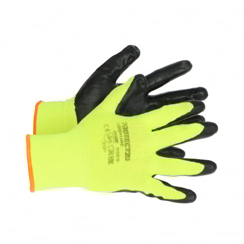 Echipamente pentru protectie - Manusi subtiri din nitril GREEN LINE marimea 9 Protect2U