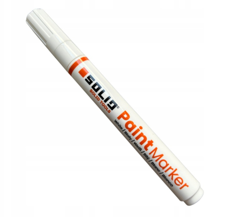 Instrumente pentru scris si trasat - Marker cu vopsea alba Solid Tools