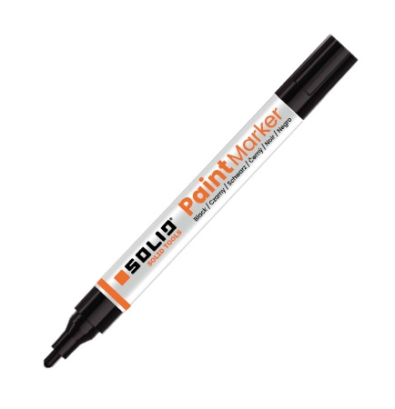 Markere cu vopsea - Marker cu vopsea neagra Solid Tools