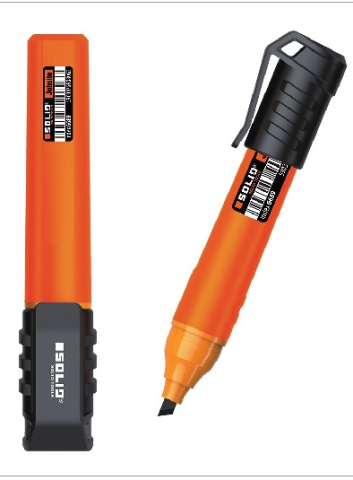Markere permanente - Marker gros negru intens pentru santier Solid Tools