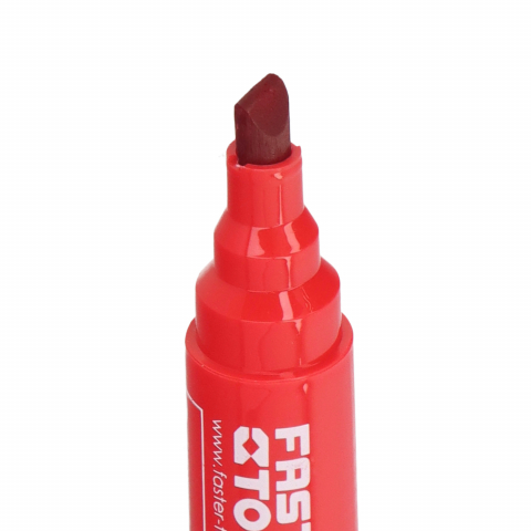 Marker permanent gros rosu Faster Tools [1]