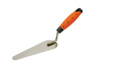Mistrii drepte si pentru colturi - Mistrie din otel inoxidabil ovala cu maner cauciucat 160mm Solid Tools