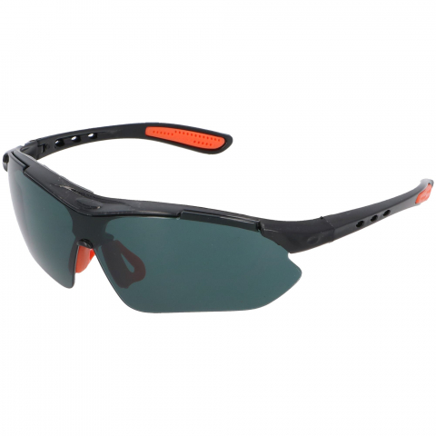 Ochelari de protectie gri cu snur si husa pentru protectie PROTECT2U