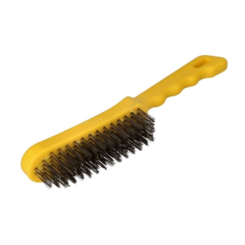 Alte scule de mana - Perie sarma cu maner din plastic si 6 randuri de perii din alama Faster Tools