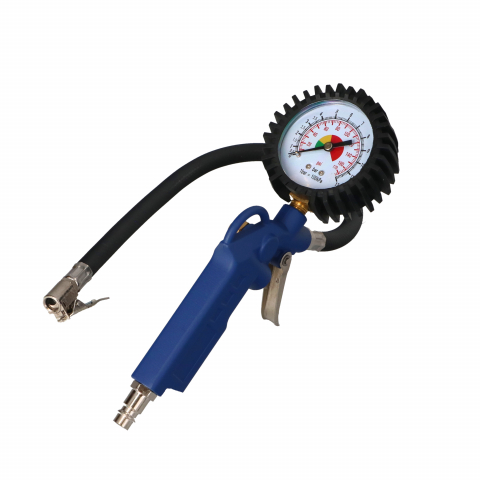 Accesorii pentru sculele pe aer - Pistol cu manometru pentru presiune aer max. 12 bari Faster Tools