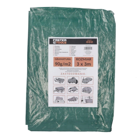 Prelata 3x3m 90gr./mp Faster Tools [1]