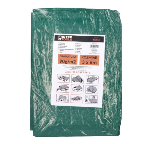 Prelata 3x5m 90gr./mp Faster Tools [1]