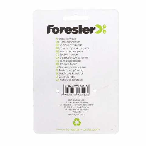 Reductie pentru furtun de 3/4" la furtun de 1/2 cauciucata Forester [3]