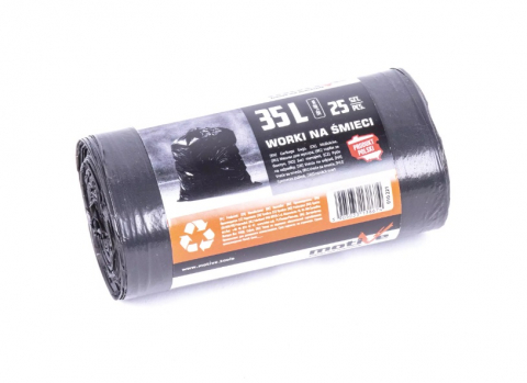 Saci pentru menaj - Saci menajeri rezistenti 35l 25buc/set Motive