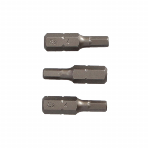 Biti, prelungitoare si accesorii - Set 3 biti hexagonali de 4mm Draumet