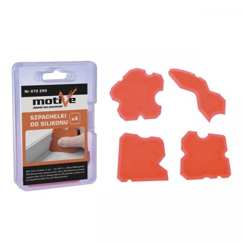 Pistoale de spuma si silicon - Set 4 spatule pentru aplicarea siliconului Motive