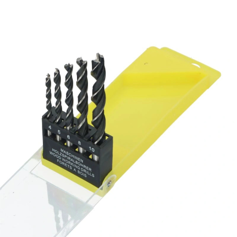 Set 5 burghie pentru lemn 4, 5, 6, 8, 10mm Brenar [2]