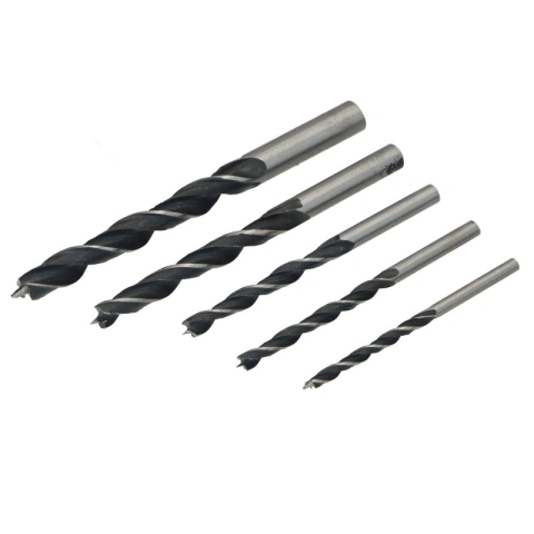 Burghie, dalti, spituri - Set 5 burghie pentru lemn 4, 5, 6, 8, 10mm Brenar