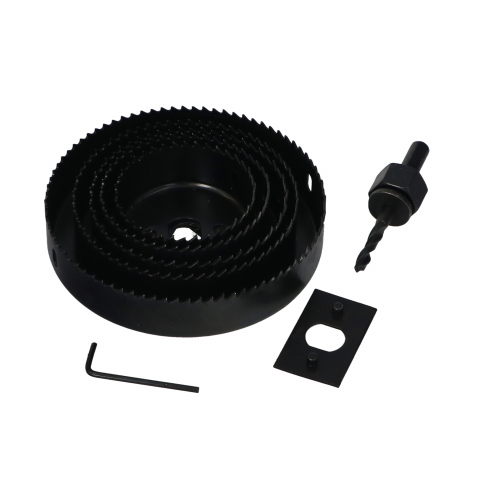 Freze pentru gaurire lemn si gips carton - Set 5 freze max: 127mm pentru lemn, plstic si rigips Faster Tools