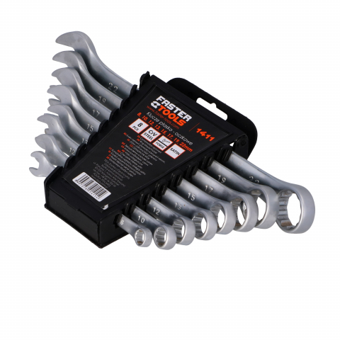 Truse de tubulare si chei - Set 8 chei combinate CRV 8-22mm Faster Tools