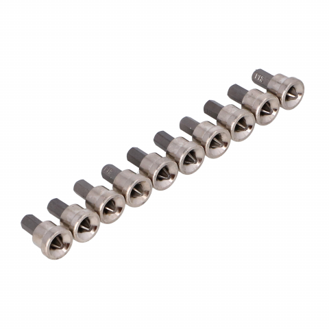 Set biti PH2 cu opritor metalici pentru rigipsari 10buc/set Faster Tools [1]