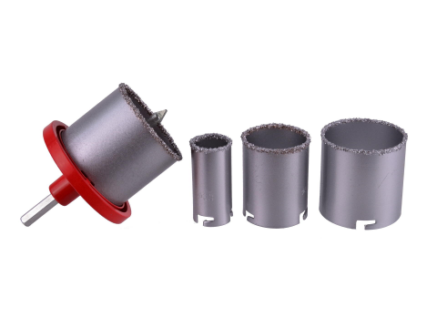 Set carote glazurate cu tungsten 4buc/set Geko