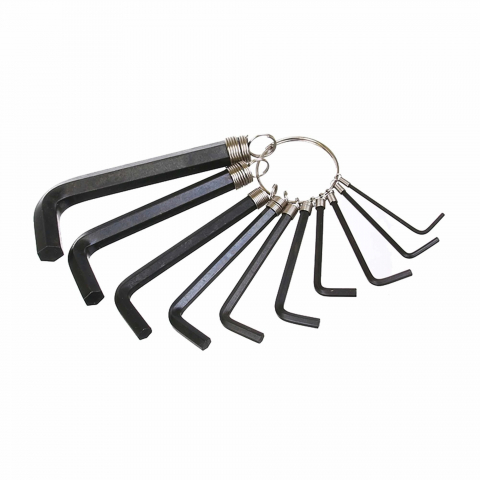 Imbusi si seturi de imbusi - Set imbusi drepti hexagonali 1.5-10mm 8buc/set Brenar