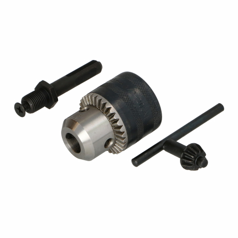 Biti, prelungitoare si accesorii - Set mandrina cu cheie si adaptor pentru bormasina 13mm Faster Tools