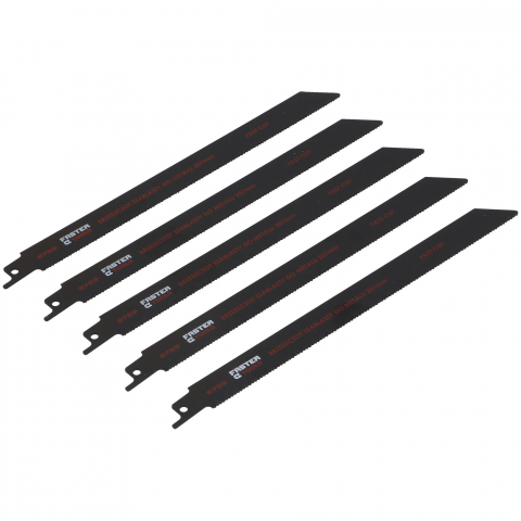 Panze pentru pendular si ferastrau sabie - Set panze pentru ferastrau sabie bi-metal 182mm 5buc/set Faster Tools