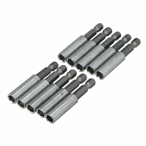 Biti, prelungitoare si accesorii - Set suport pentru biti magnetic 1/4x60mm 10buc/set Faster Tools