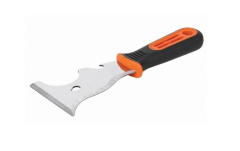 Spacluri - Spaclu inoxidabil cu maner din plastic multifunctional