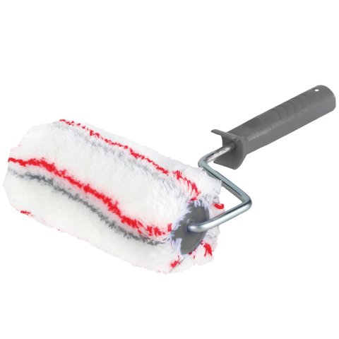 Unelte pentru vopsit - Trafalet pentru lavabila poliacril MULTIKOLOR 18cm Rosu-Gri Inter-S